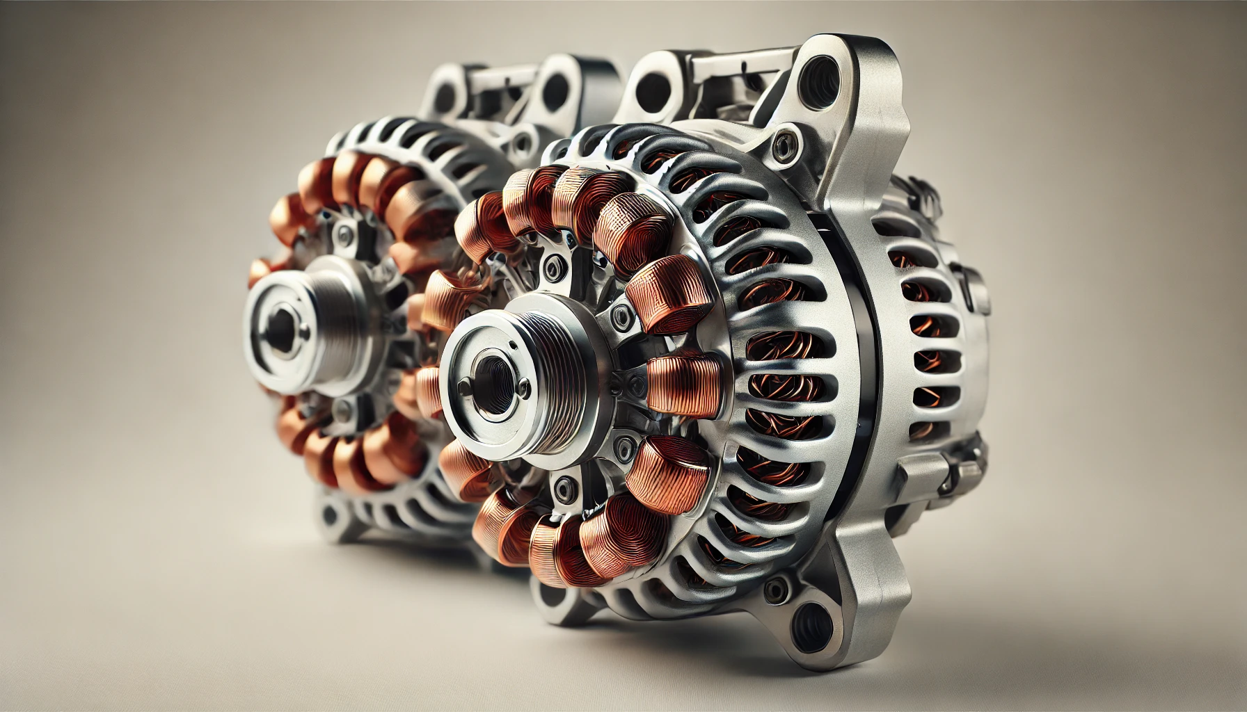 Stojany alternatora – wizualizacja produktowa
